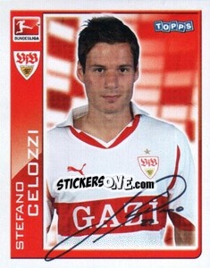 Sticker Stefano Celozzi - German Football Bundesliga 2010-2011 n. 389 - Topps