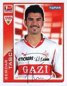 Sticker Serdar Tasci - German Football Bundesliga 2010-2011 n. 391 - Topps