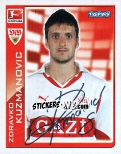 Cromo Zdravko Kuzmanovic - German Football Bundesliga 2010-2011 - Topps