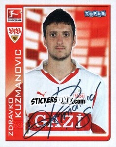 Sticker Zdravko Kuzmanovic - German Football Bundesliga 2010-2011 n. 393 - Topps