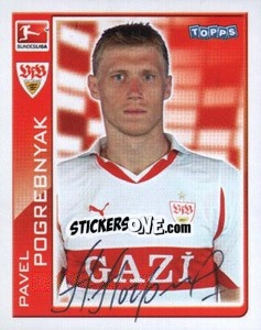 Sticker Pavel Pogrebnyak - German Football Bundesliga 2010-2011 n. 402 - Topps