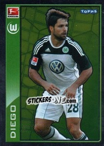 Sticker Diego - Star-Spieler - German Football Bundesliga 2010-2011 n. 405 - Topps