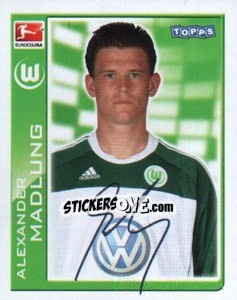 Sticker Alexander Madlung - German Football Bundesliga 2010-2011 - Topps