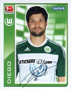 Sticker Diego - German Football Bundesliga 2010-2011 n. 414 - Topps