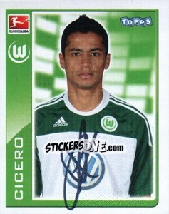 Sticker Cicero - German Football Bundesliga 2010-2011 - Topps