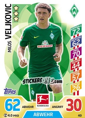 Sticker Milos Veljkovic