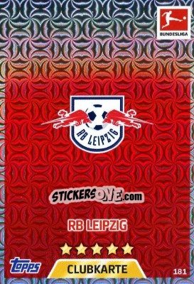 Sticker Clubkarte - German Fussball Bundesliga 2017-2018. Match Attax - Topps
