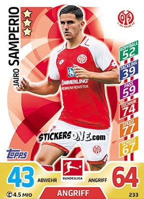 Sticker Jairo Samperio