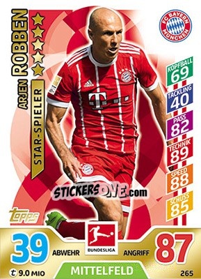 Sticker Arjen Robben