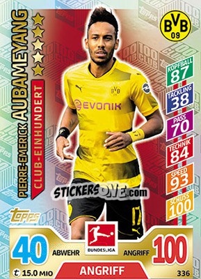 Sticker Pierre-Emerick Aubameyang