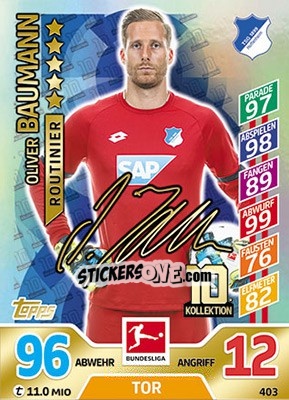 Sticker Oliver Baumann