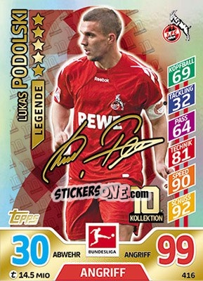 Sticker Lukas Podolski