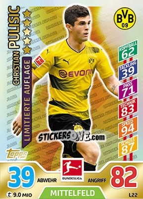 Cromo Christian Pulisic