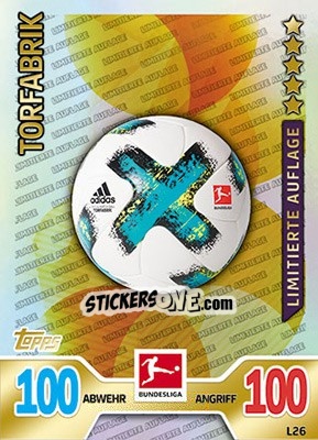 Figurina Torfabrik - German Fussball Bundesliga 2017-2018. Match Attax - Topps