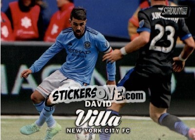 Sticker David Villa - Stadium Club MLS 2017 - Topps