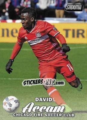 Sticker David Accam - Stadium Club MLS 2017 n. 20 - Topps