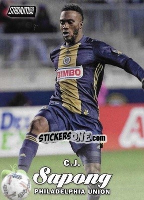 Sticker C.J. Sapong - Stadium Club MLS 2017 n. 29 - Topps