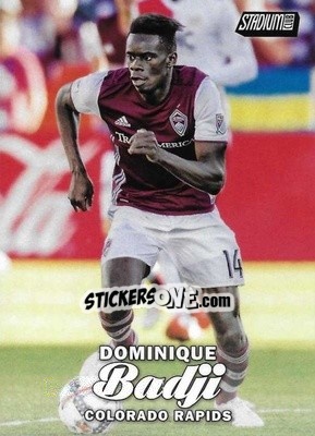 Sticker Dominique Badji - Stadium Club MLS 2017 n. 59 - Topps