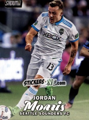 Sticker Jordan Morris - Stadium Club MLS 2017 n. 100 - Topps