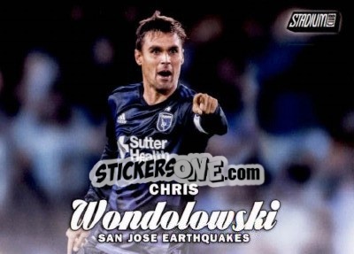 Sticker Chris Wondolowski - Stadium Club MLS 2017 - Topps