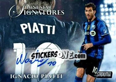 Sticker Ignacio Piatti - Stadium Club MLS 2017 n. LSS-IP - Topps