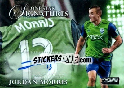 Sticker Jordan Morris - Stadium Club MLS 2017 - Topps