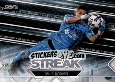 Sticker David Bingham - Stadium Club MLS 2017 - Topps