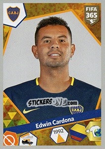 Sticker Edwin Cardona - FIFA 365: 2017-2018 - Panini