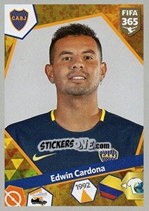 Sticker Edwin Cardona - FIFA 365: 2017-2018 n. 38 - Panini