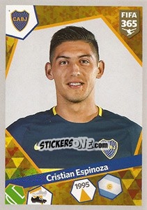 Sticker Cristian Espinoza - FIFA 365: 2017-2018 n. 39 - Panini