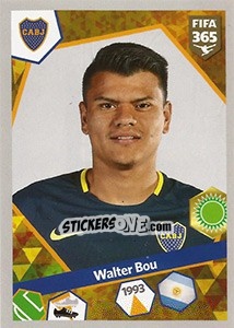 Sticker Walter Bou - FIFA 365: 2017-2018 - Panini