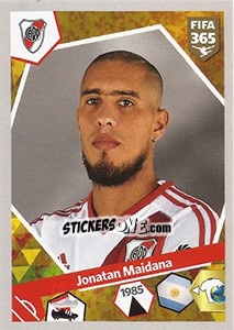 Cromo Jonatan Maidana - FIFA 365: 2017-2018 - Panini