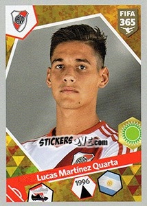 Sticker Lucas Martínez Quarta - FIFA 365: 2017-2018 - Panini