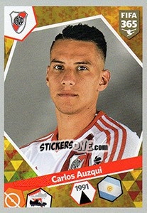 Sticker Carlos Auzqui - FIFA 365: 2017-2018 - Panini