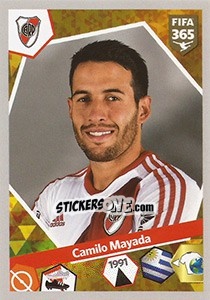 Sticker Camilo Mayada - FIFA 365: 2017-2018 n. 54 - Panini