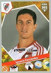 Sticker Ignacio Fernández - FIFA 365: 2017-2018 - Panini