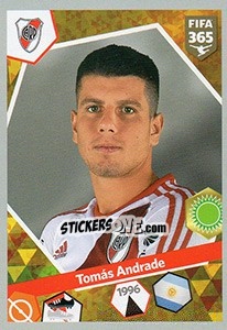 Sticker Tomás Andrade - FIFA 365: 2017-2018 n. 58 - Panini