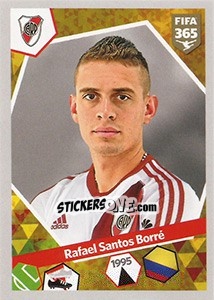 Sticker Rafael Santos Borré - FIFA 365: 2017-2018 - Panini