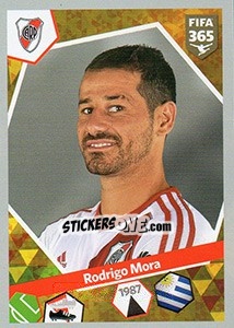 Sticker Rodrigo Mora - FIFA 365: 2017-2018 n. 60 - Panini