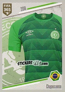 Sticker Chapecoense - Shirt - FIFA 365: 2017-2018 - Panini