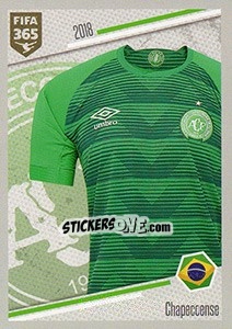 Sticker Chapecoense - Shirt - FIFA 365: 2017-2018 n. 64 - Panini
