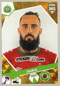 Cromo Jandrei - FIFA 365: 2017-2018 - Panini