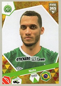 Cromo Neto - FIFA 365: 2017-2018 - Panini