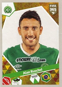 Sticker Alan Ruschel - FIFA 365: 2017-2018 n. 73 - Panini