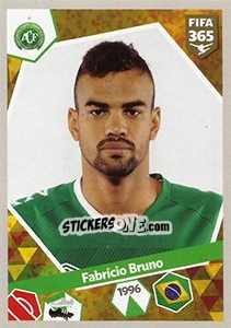Sticker Fabrício Bruno - FIFA 365: 2017-2018 n. 74 - Panini