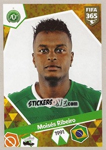 Sticker Moisés Ribeiro - FIFA 365: 2017-2018 n. 79 - Panini