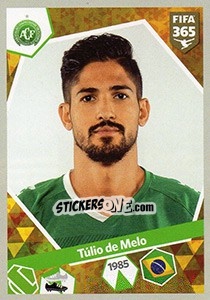 Sticker Túlio de Melo - FIFA 365: 2017-2018 - Panini