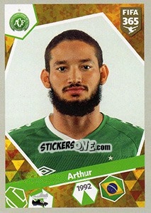 Sticker Arthur - FIFA 365: 2017-2018 n. 81 - Panini