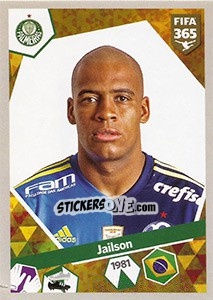 Sticker Jailson - FIFA 365: 2017-2018 n. 87 - Panini
