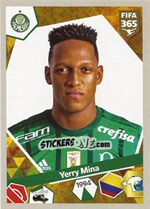 Sticker Yerry Mina - FIFA 365: 2017-2018 - Panini